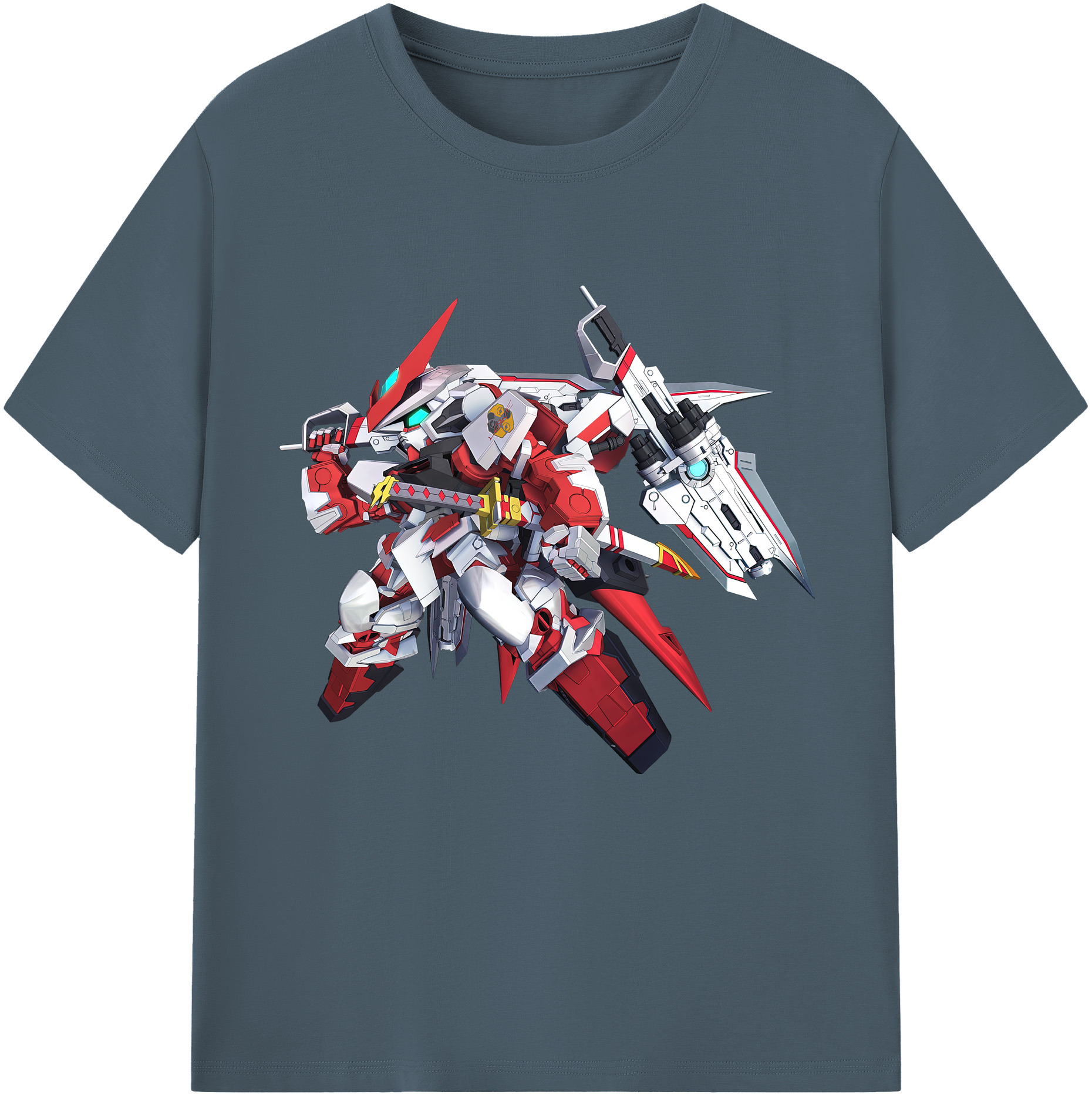 （画像用） 機動戦士ガンダム Mobile Suit Gundam 綿100％半袖Tシャツ（フロントプリント）